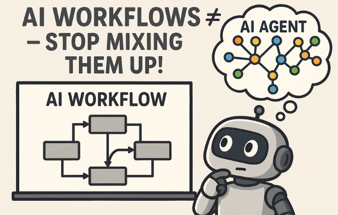 AI Workflows ≠ AI Agents – Stop Mixing Them Up!